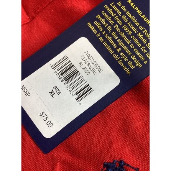 Goth y2k indie normcore gorpcore fisherman Polo Ralph Lauren Men'sShirt XL - Picture 7 of 8